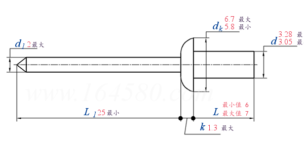 ISO 15976 - 2002 铁帽铁芯封闭型圆头抽芯铆钉