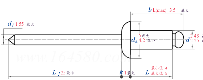 GB /T 12618.1 - 2006 开口型平圆头抽芯铆钉 10、11级
