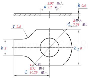 GB  854 -  1988 单耳止动垫圈