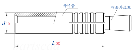 GB /T 22795WP -  2008 外迫型膨胀锚栓