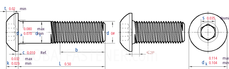 ASME B 18.3 (T11) - 2012Hexagon Socket Button Head Cap Screws [Table 11 ...
