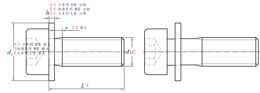 DIN EN ISO  10644 S4 内六角圆柱头螺钉和平垫圈组合件