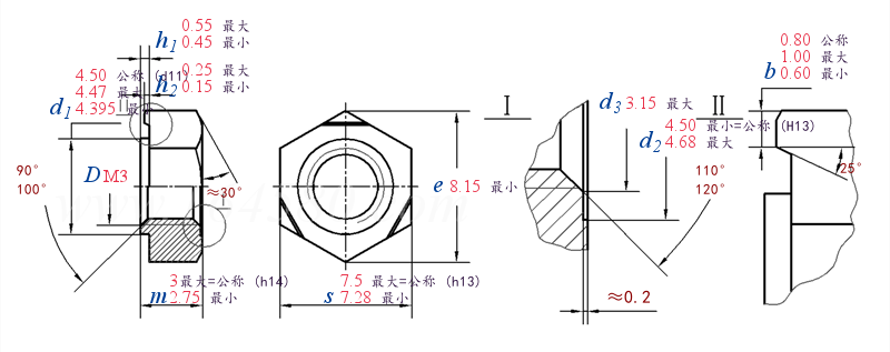DIN  929 -  2013 六角焊接螺母