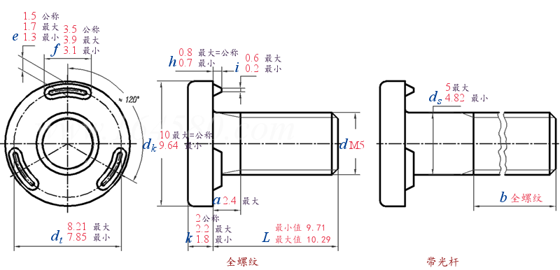 DIN 34817 - 2017 焊接螺钉