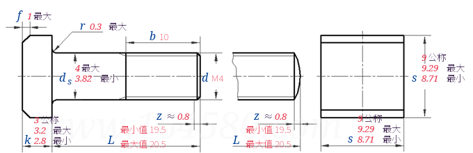JIS B 1166 -  2009 T型螺栓