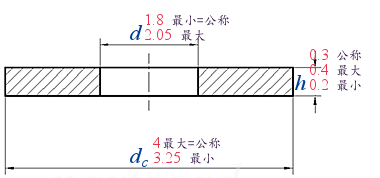 JIS B 1256NC -  2008 标准型C级平垫 [Table 15-16]
