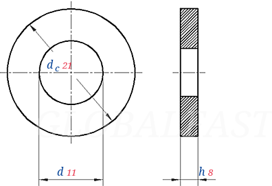 DIN  7989 -  1974 Plain washers for steel structure
