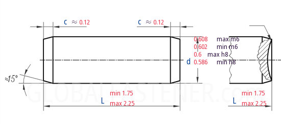 GB /T 119.1 -  2000 Parallel Pins,Of Unhardened Steel And Austenitic Stainless Steel